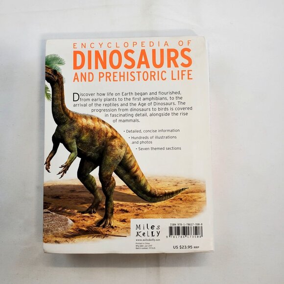 Encyclopedia Of Dinosaurs and Prehistoric Life Book by Miles Kelly - Paperback - Picture 7 of 8